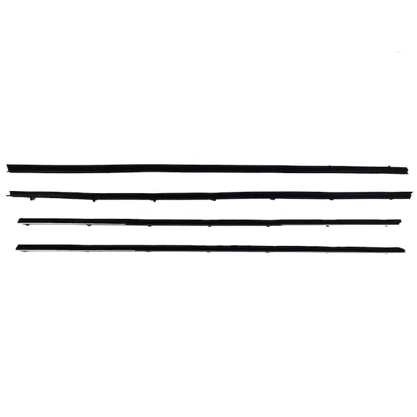 Fairchild Industries Kf2099 - 1967-1968 Ford Mustang Belt Weatherstrip Kit KF2099 - main